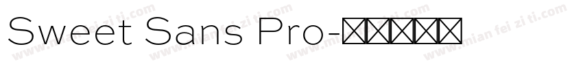 Sweet Sans Pro字体转换